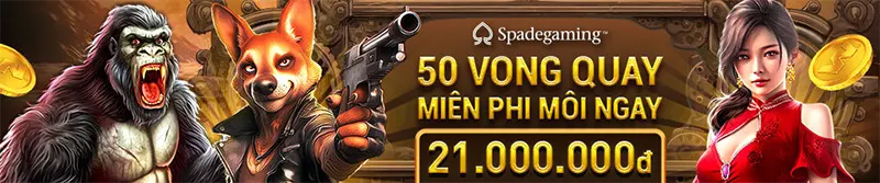 Chơi Slot Spadegaming và nhận 50 vòng quay miễn phí mỗi ngày