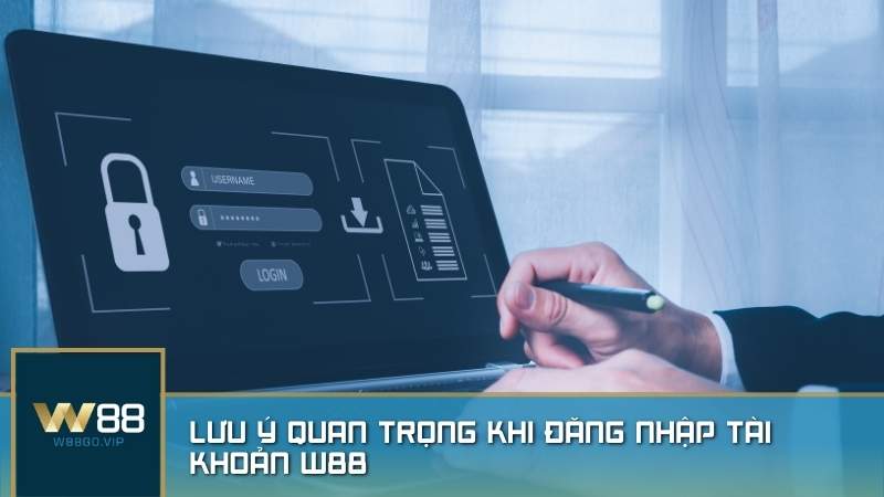 Lưu ý quan trọng về việc đăng nhập W88 - Không chia sẻ thông tin đăng nhập với bất kỳ ai