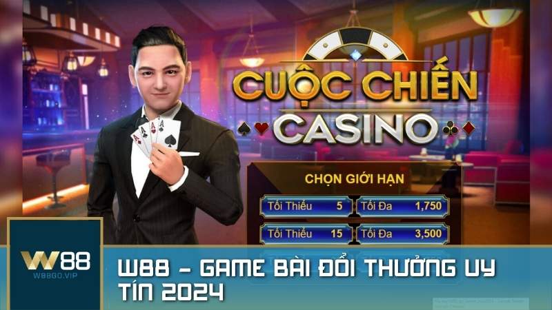 Trải nghiệm game bài đổi thưởng uy tín 2024 với Game Bài W88